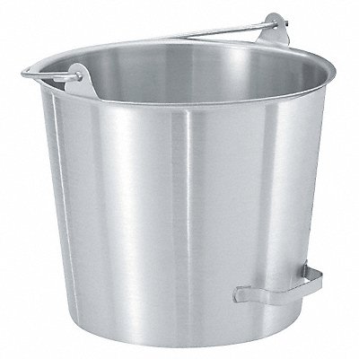VOLLRATH 58161 Dairy Pail 12.06 in Dia SS