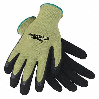 CONDOR 4NMP4 D1776 Coated Gloves Palm and Fingers 2XL PR