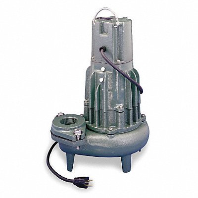 ZOELLER N282 1/2 HP Sewage Ejector Pump 115VAC