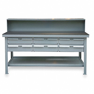 STRONG HOLD T6036RS6DBABS Workbench ABS Plastic 60 W 36 D