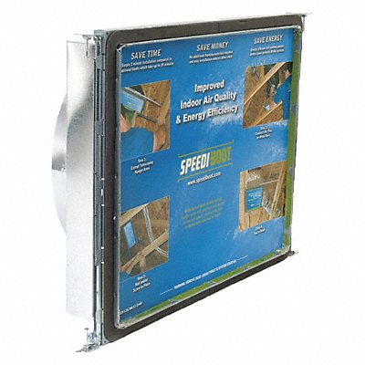 SPEEDI-BOOT SBS12128SRA Vent Boot Hanger Sq to Rnd 12 x 12 Dia 8