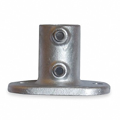 GRAINGER 4NXW1 Railing Base Flange Fr Pipe Sz 1 1/2 in