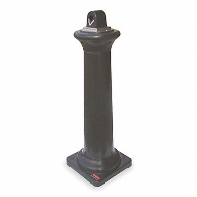 RUBBERMAID COMMERCIAL PRODUCTS FG9W3000BLA D0199 Cigarette Receptacle 1 gal Black