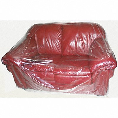 GRAINGER 4NZG2 Furniture Bag Love Seat 1 mil 50 in W