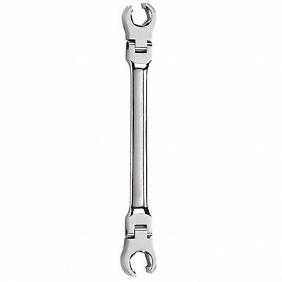 WESTWARD 4NZK2 Flr Nt Wrench Steel Flexible6-Pnt Flr Nt
