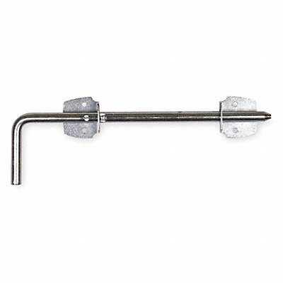 GRAINGER 4PB58 Cane Bolt 1/2 in W Silver