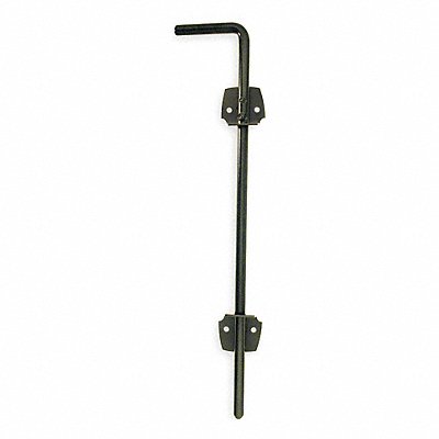 GRAINGER 4PB59 Cane Bolt 1/2 in W Black