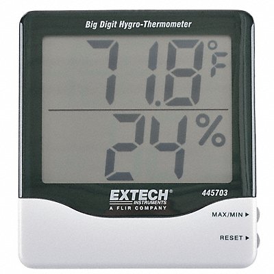 EXTECH 445703 Indoor Digital Hygrometer 14 to 140 F