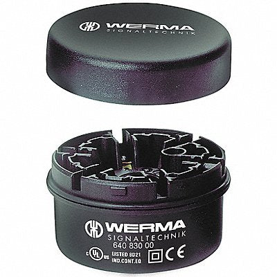 WERMA 64080000 Mounting Base Black