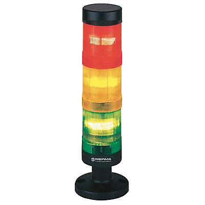 WERMA 62960002 Tower Light 24VAC/DC Amber Green Red