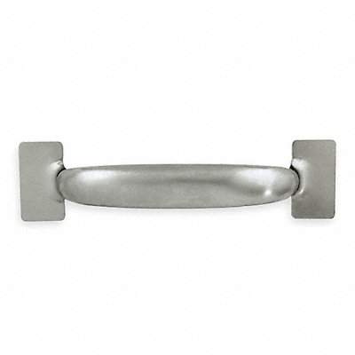 GRAINGER 4PE23 Pull Handle Steel Silver 6-1/2 In