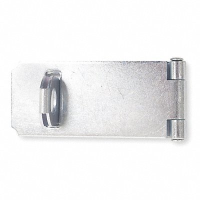 GRAINGER 4PE39 Fixed Staple Hasp Zinc 3 1/2 L