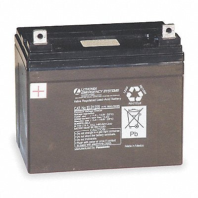 LITHONIA LIGHTING ELB1228 Battery Sealed Lead Acid 12V 28 Ah