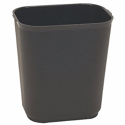 GRAINGER 4PGL7 D2118 Fire Resistant Garbage Can Rectngl 7 gal Black