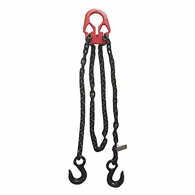 DAYTON 4PGW2 Chain Sling 7/32 in Size G80 10 ft L DOS