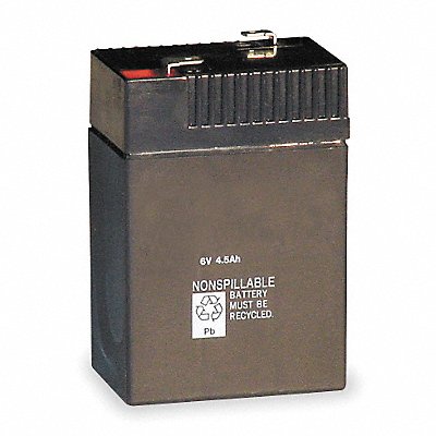 LITHONIA LIGHTING ELB06042 Battery 6V 168hr 3 1/2in AMP