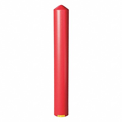 GRAINGER 1736R E7132 Bollard Cover Red 7 2/5 in Dia