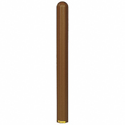 GRAINGER 1732BR F0486 Bollard Cover 4 In Dia 56 In H Brown