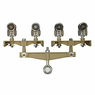 RICHARDS-WILCOX 203500236 Carrier 8Wheel 500Lb Cap