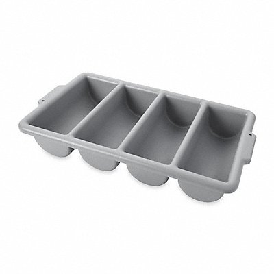 RUBBERMAID COMMERCIAL PRODUCTS FG336200Grey Cutlery Tray 3.75 x 11.5 x 21.25 in Grey