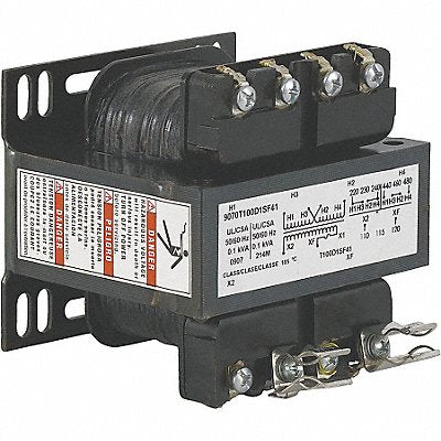 SQUARE D 9070T100D1SF41 Control Transformer 100VA 4.25 in H