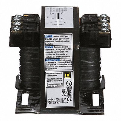 SQUARE D 9070T100D4 Control Transformer 100VA 277VAC