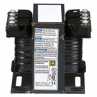 SQUARE D 9070T50D20 Control Transformer 50VA 208/240/480VAC