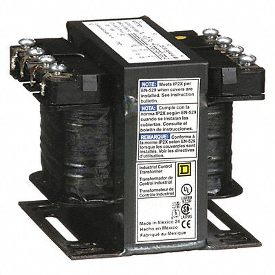 SQUARE D 9070T75D1 Control Transformer 75VA 4.43 in H