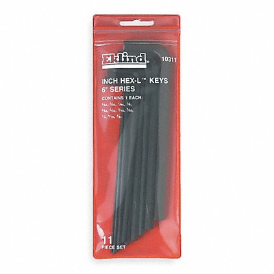 EKLIND 10311 Hex Key Set L 6 in