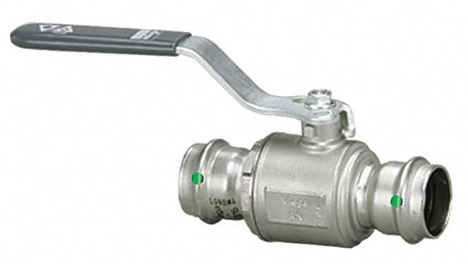 VIEGA PROPRESS 81095 Manual 2-Way Ball Valve Press 316 SS