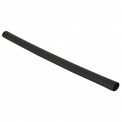POWER FIRST 4RCX7 Shrink Tubing 48 in Blk 0.35 in ID PK5