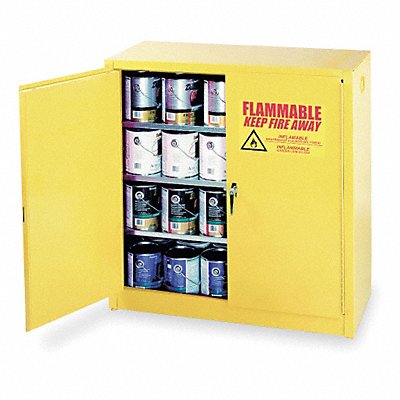 EAGLE YPI32X Paints and Inks Cabinet 40 gal Yellow