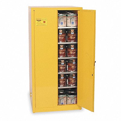 EAGLE YPI62X F8852 Paints and Inks Cabinet 96 gal Yellow