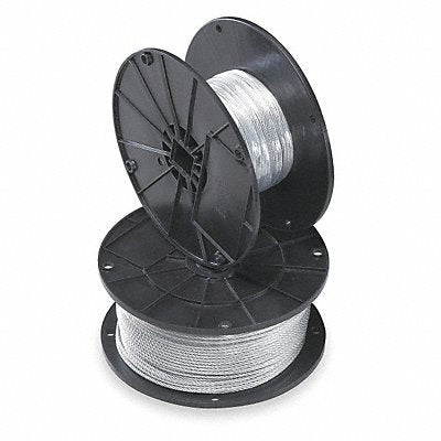 B-LINE BY EATON BKW188 Wire Rope 250ft L 3/16 in Dia 840 lb