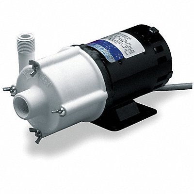 LITTLE GIANT 580503 Magnt Drv Pmp 1/2in NPT 1/25hp Glss PP