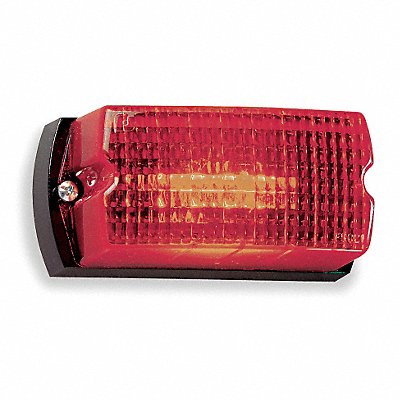 FEDERAL SIGNAL LP1120R Low Profile Warning Light Strobe Red