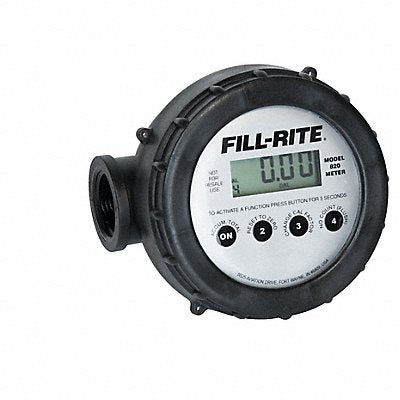 FILL-RITE 820 Meter Digital 1 FNPT 2-20 gpm