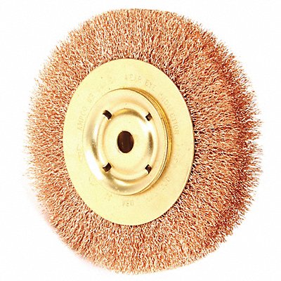 AMPCO WB44A Crimped Wire Wheel Brush 6 in 1 in W