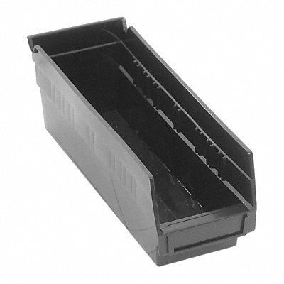 QUANTUM STORAGE SYSTEMS QSB101CO Shelf Bin Black Polypropylene 4 in