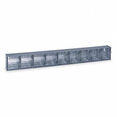 QUANTUM STORAGE SYSTEMS QTB309GY F1576 Tip-Out Bin Grey Unfinished 3 1/8 in