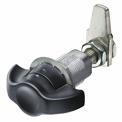 GRAINGER 4RRC2 Compression Latch Nonlock Bl Powder Coat