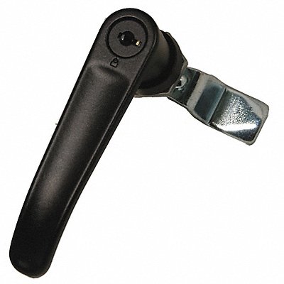 GRAINGER 4RRG8 Cam Latch Keyed Black Powder Coated