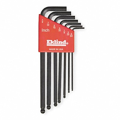 EKLIND 13207 Hex Key Set L 3 3/16 in to 5 1/4 in