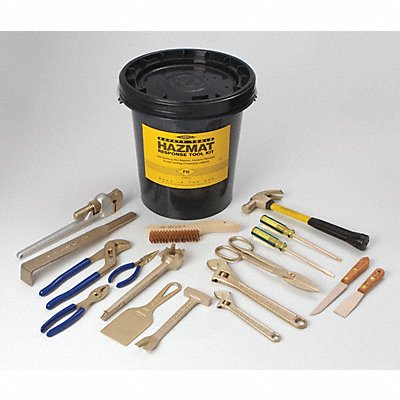 AMPCO M51 Hazmat Nonsparking Tool Set 17 pc.