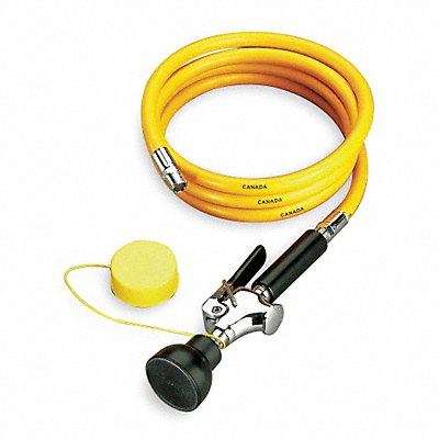 BRADLEY S19430A Single Head Drench Hose Wall Mount 8 ft.