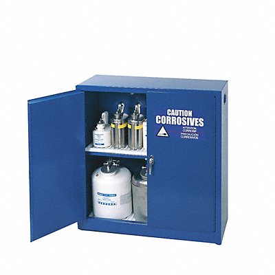 EAGLE CRA32X Corrosive Safety Cabinet 30 gal Blue