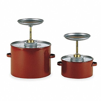 EAGLE P702 Plunger Can 1/2 galGalvanised Steel