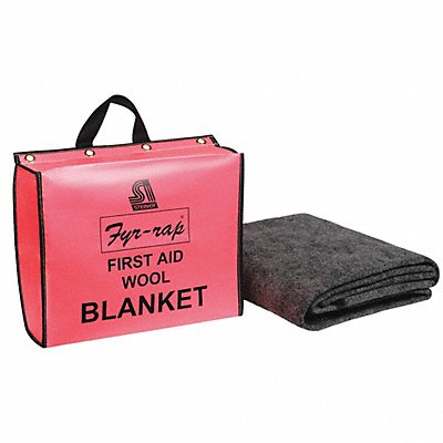 STEINER BTPCO Fire Blanket 5.2 ft W 7 ft L Grey
