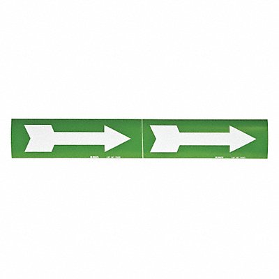 BRADY 76503 D3449 Pipe Marker (Arrow) 2 1/4in H 7in W