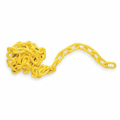 GRAINGER 78238 Plastic Chain 100 ft L Yellow